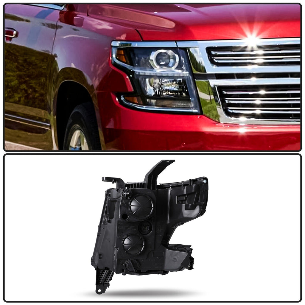 For 2015-2020 Chevy Tahoe Suburban Headlight Passenger Right w/ bulb 15-20