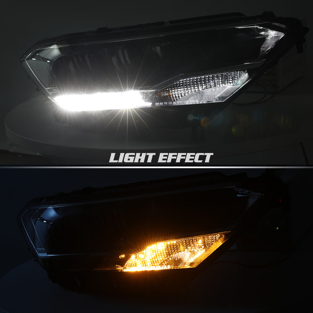 W/Blubs For 2019-2023 Volkswagen Jetta LED Headlight/Lamp [Non-Projector] Left