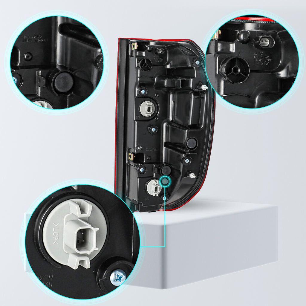 For 2017-2023 Honda Ridgeline Red Left Driver Side Tail Brake Light