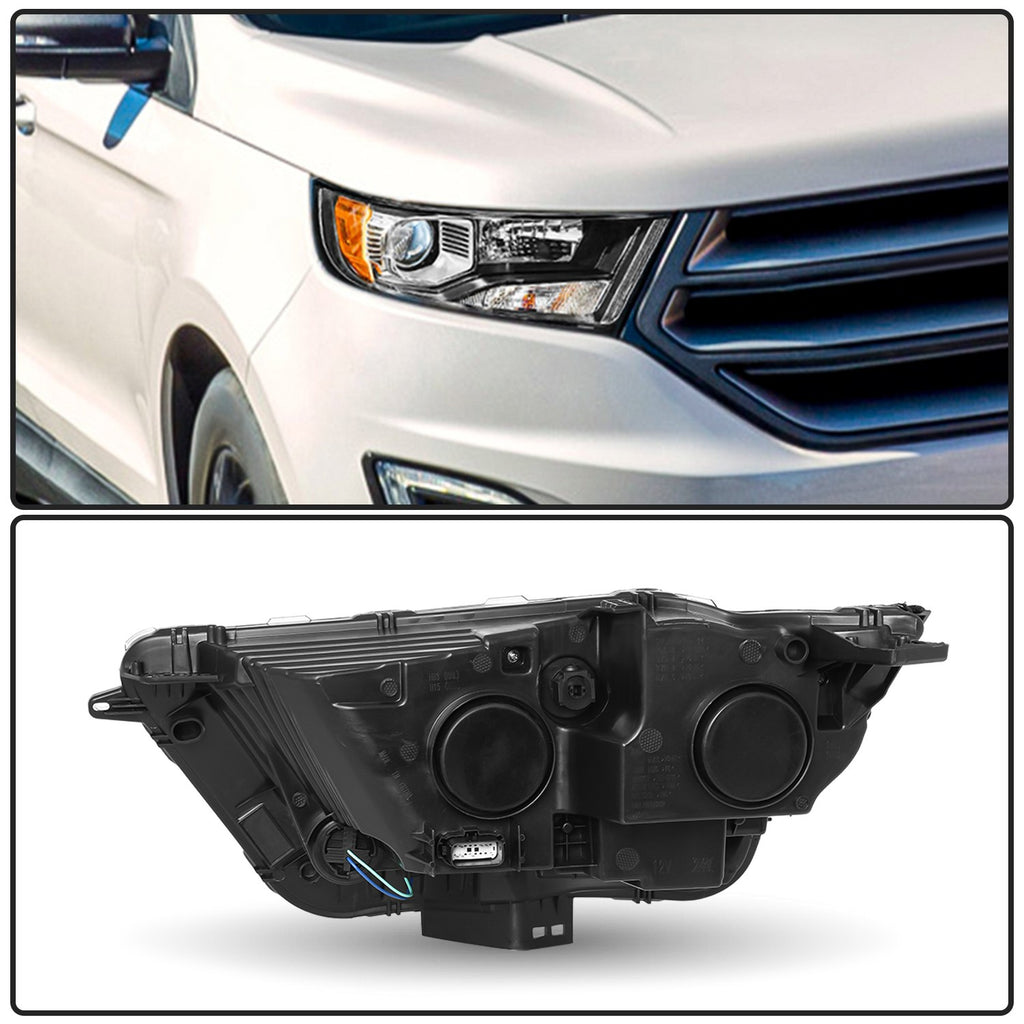 For 2015 2016 2017 2018 Ford Edge Halogen Type Right Passenger Side Headlight