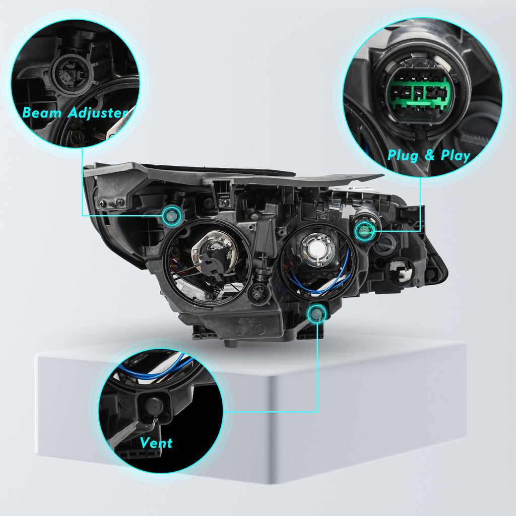 For 2016-2018 Kia Optima Projector Halogen W/O LED DRL Headlight Assembly