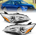 Headlights Headlamp For 2015 2016 2017 Toyota Camry LE SE XLE XSE Projector Pair