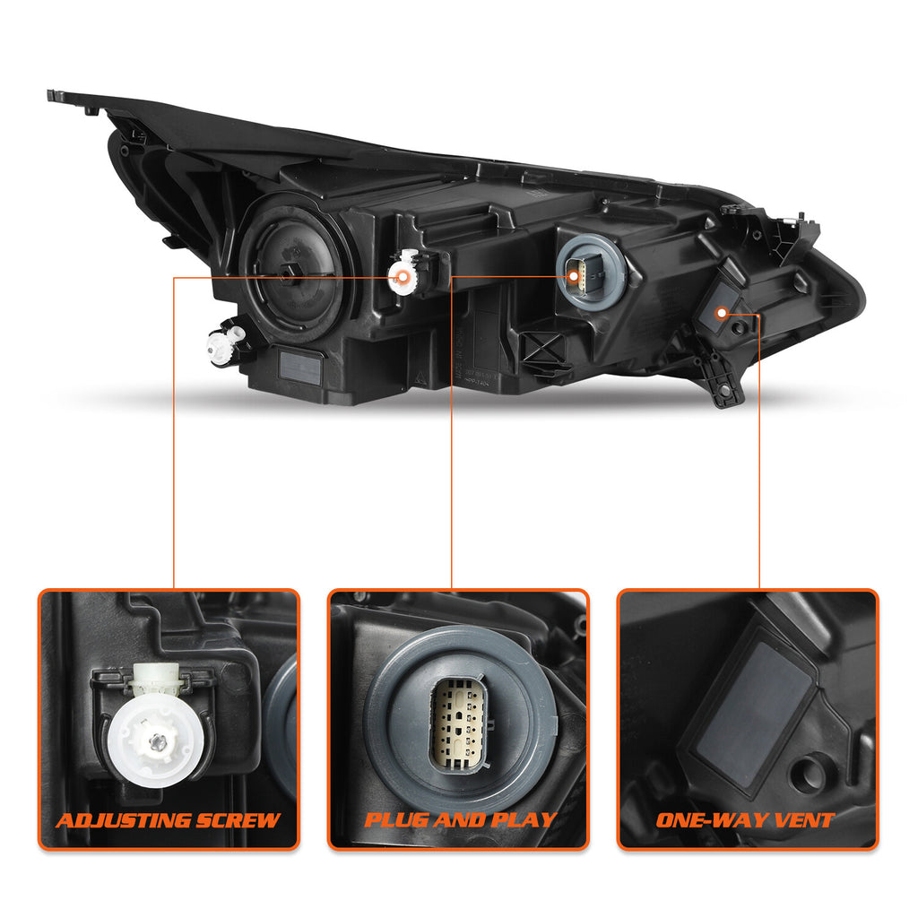 For 2018-2021 Chevy Equinox HID/Xenon Headlamp w/ LED DRL Headlight Driver Side