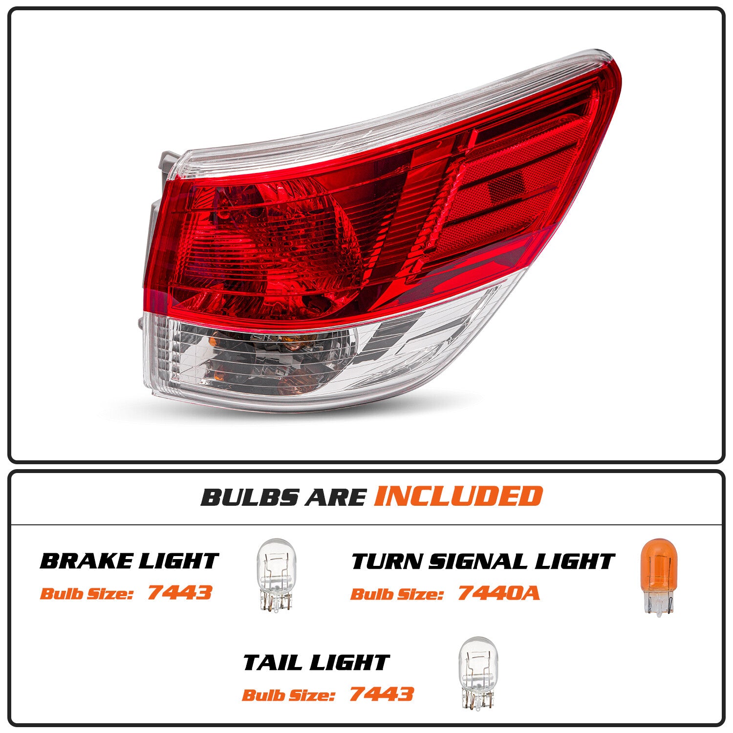 For 2013-2016 Nissan Pathfinder Rear Outer Right Passenger Tail Light Assembly