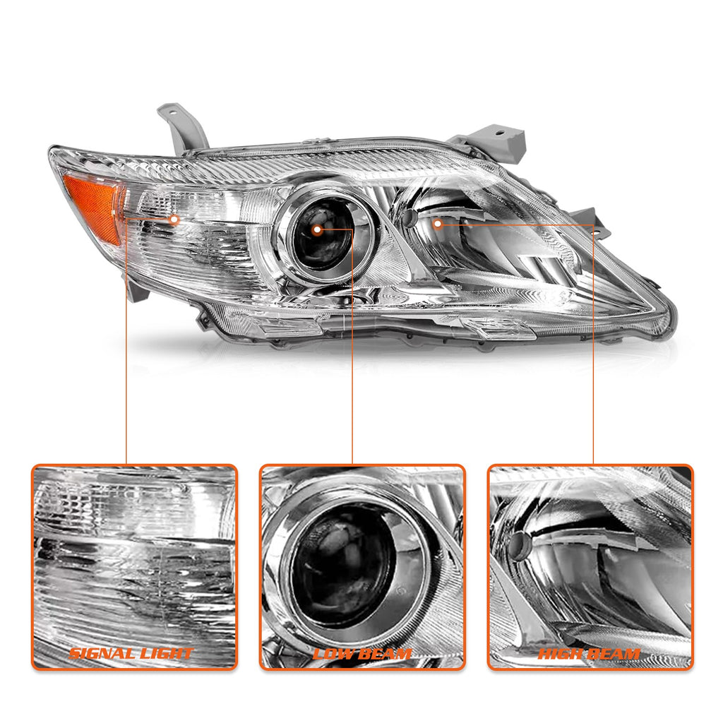 Headlight Reflector For 2010-2011 Toyota Camry Sedan 4-Door Passenger Right10-11