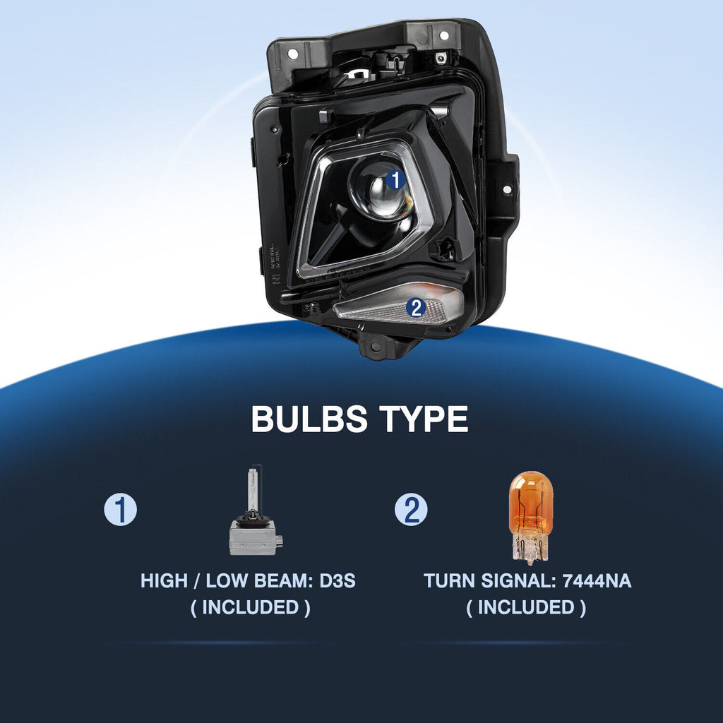 Fit For 2019-2021 Chevy Blazer HID/Xenon Model Projector Headlight Headlamp