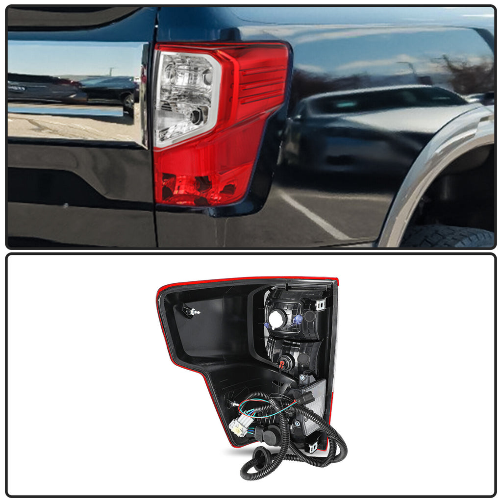 For 2016-2021 2022 2023 Nissan Titan XD Right Passenger Rear Brake Tail Light