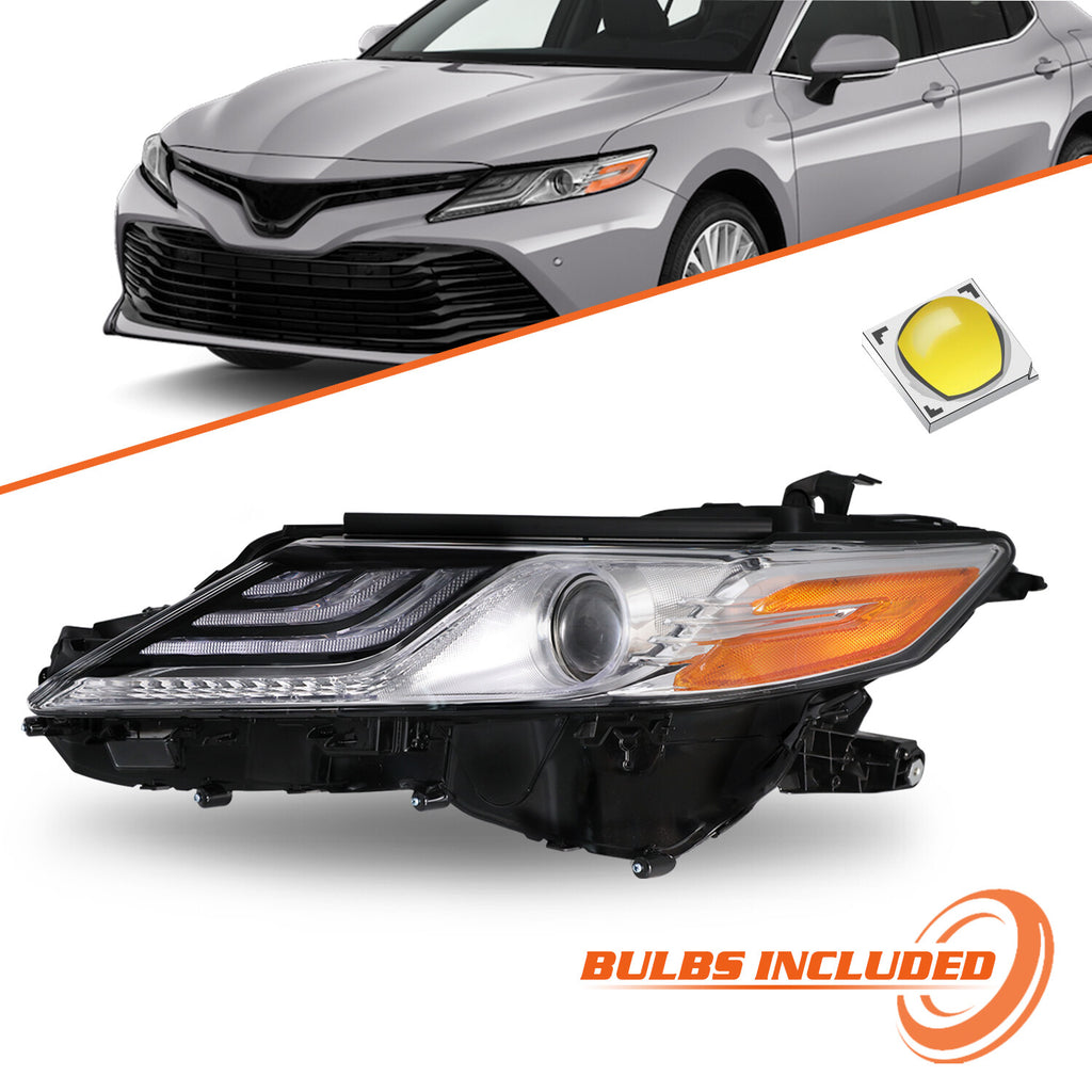 For 2018 2019 2020 Toyota Camry XLE XSE LED Headlight Assembly Driver Left Side