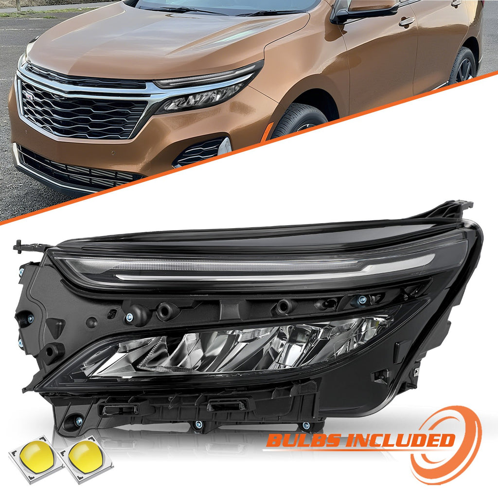For 2022-2024 Chevy Equinox LT | RS Full LED Headlight Left Driver Side Headlamp