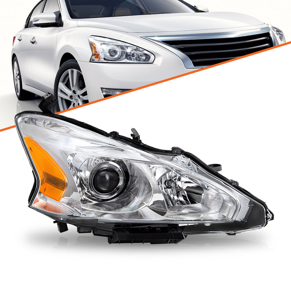 For 2013 2014 2015 Nissan Altima 4DR Halogen Projector Right Passenger Headlight