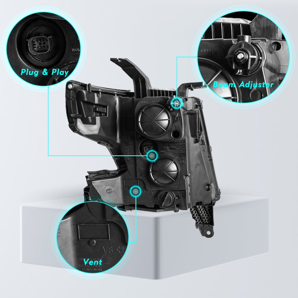 For 2015-2020 Chevy Tahoe Suburban Projector Headlight w/ LED DRL Left Side w/ B