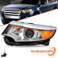 For 2011 2012 2013 2014 Ford Edge Halogen Left Driver Headlight Lamp w/Bulb 5Pin