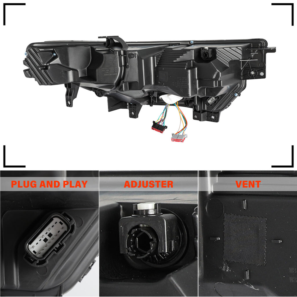 For 2020 - 2025 Ford Explorer XLT Limited Full LED DRL Driver Side Headlight LH