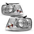 FOR 2004-2008 FORD F150 06-08 LINCOLN MARK LT HALOGEN HEADLIGHTS LAMPS PAIR