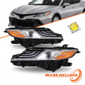 For 2018 2019 2020 Toyota Camry XLE XSE LED Headlights Assembly Driver Passenger