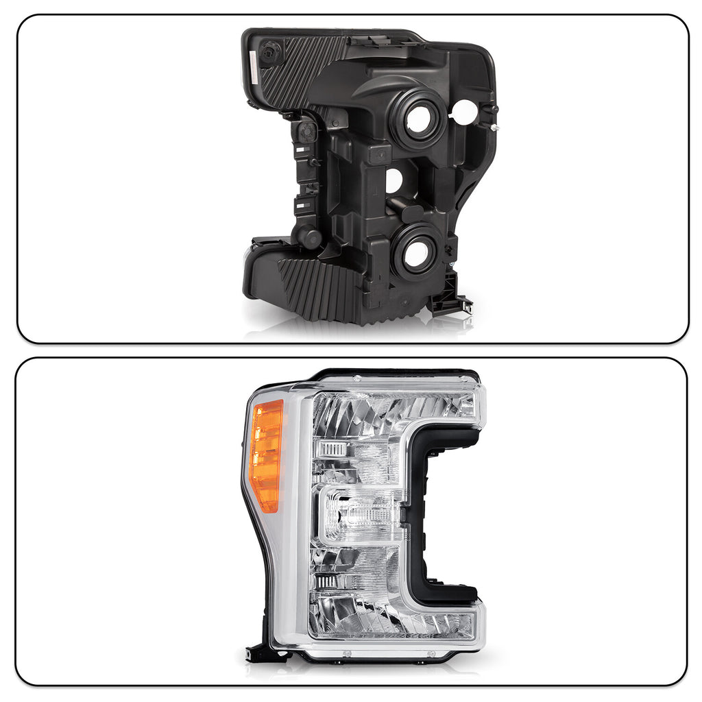 For 2017-2019 Ford f250 F350 F450 F550 Super Duty Passenger Headlight 17-19