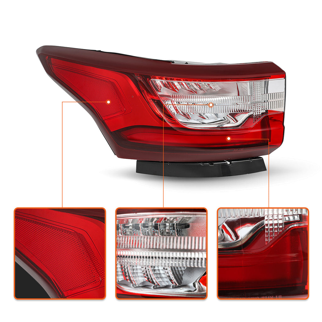For 2018 2019 2020 Chevrolet Traverse LED Tail Light Lamp Driver Left Side