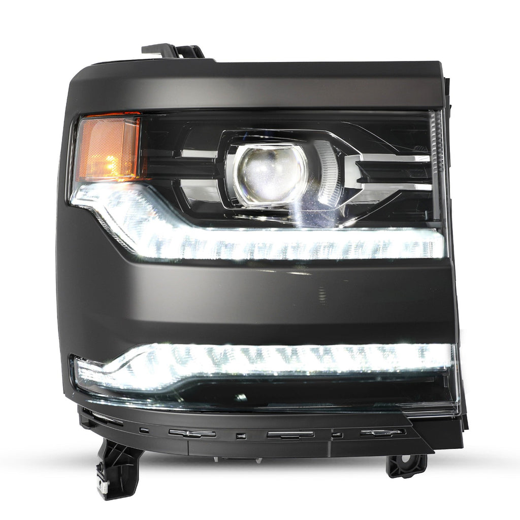 FULL LED Projector Headlights For 2016-18 Chevy Silverado 1500 Headlamp Right