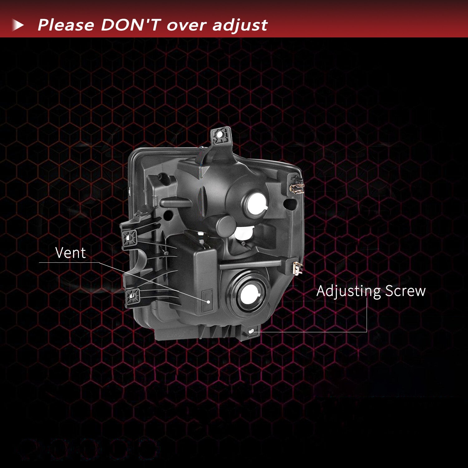 For 2008-2010 Ford F250 F350 F450 SuperDuty Pickup Chrome Headlights W/bulbs