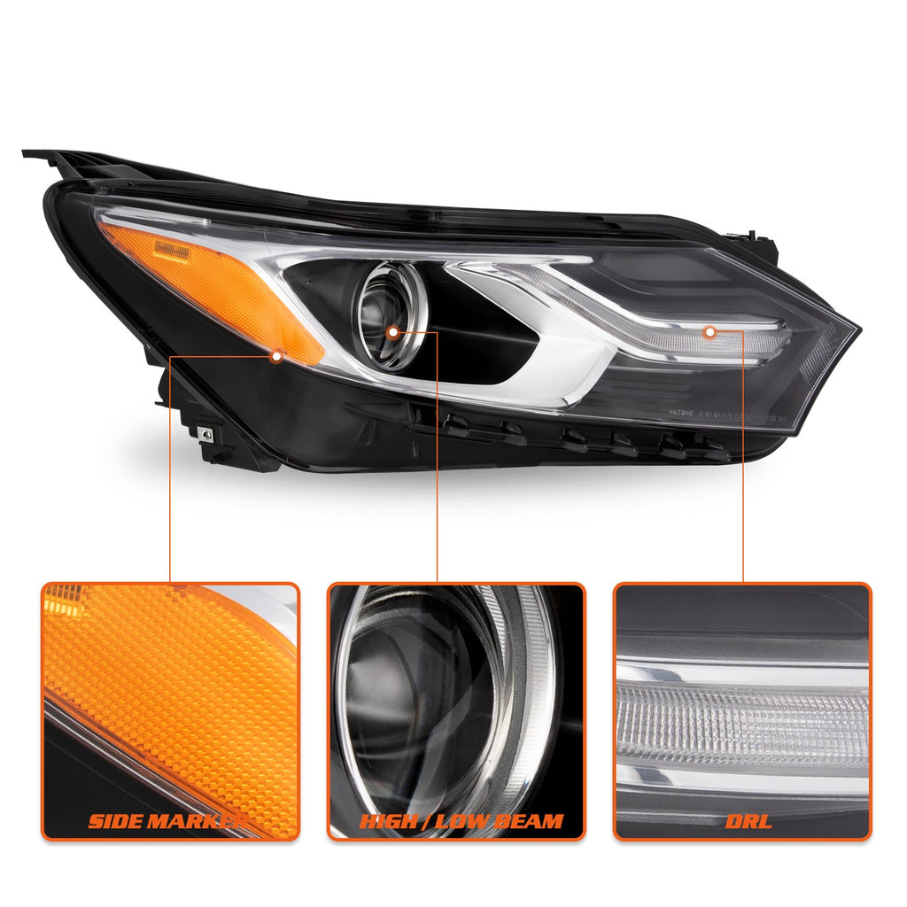 For 2018-2020 Chevy Equinox Factory Halogen LED DRL Passenger Side Headlight