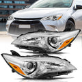 Fit 2015 2016 2017 Toyota Camry Projector Headlights Assembly Pair
