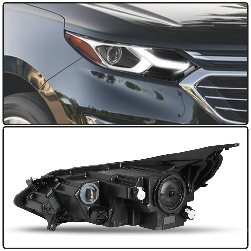 For 2018-2021 Chevy Equinox HID/Xenon Headlight w/ LED DRL Right Side w/Bulbs