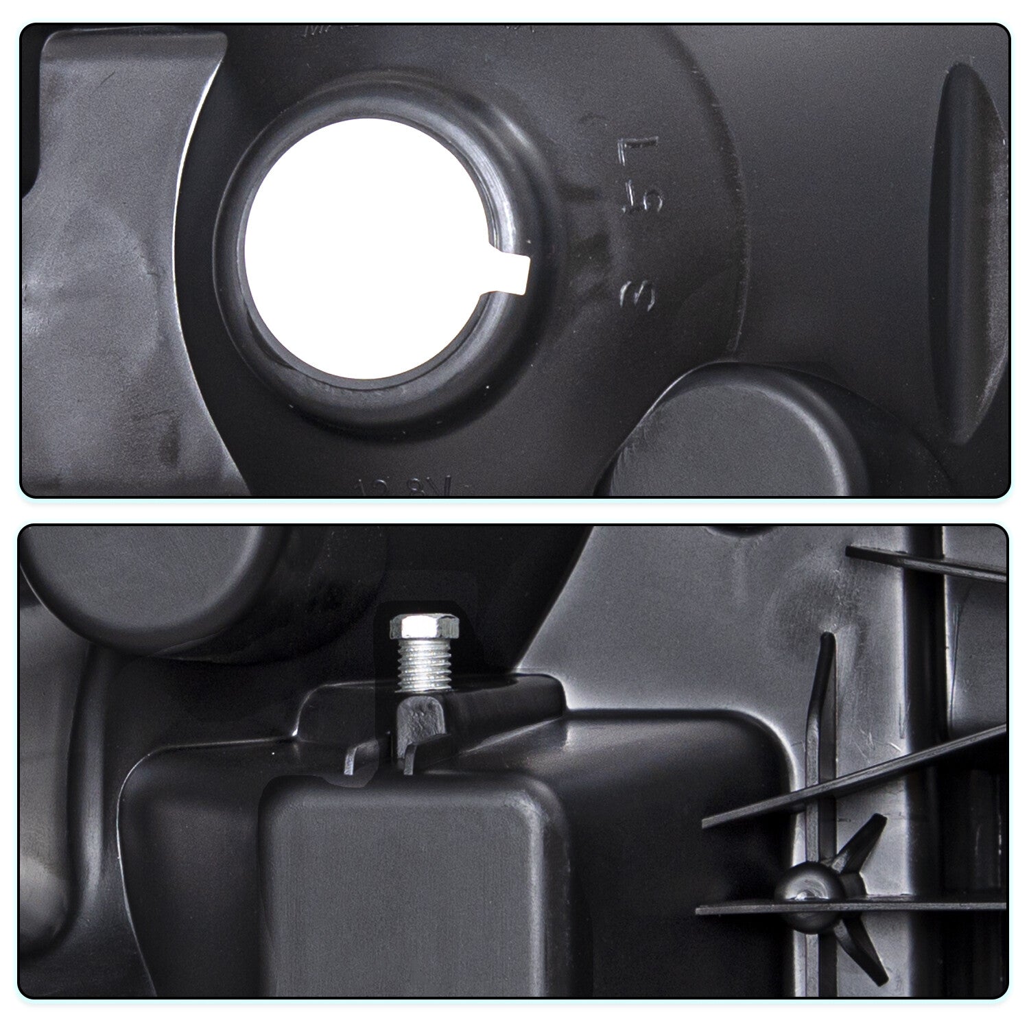 For 2008 -2010 Ford F250 F350 F450 Super Duty Pickup Headlights Lamps Pair LH+RH