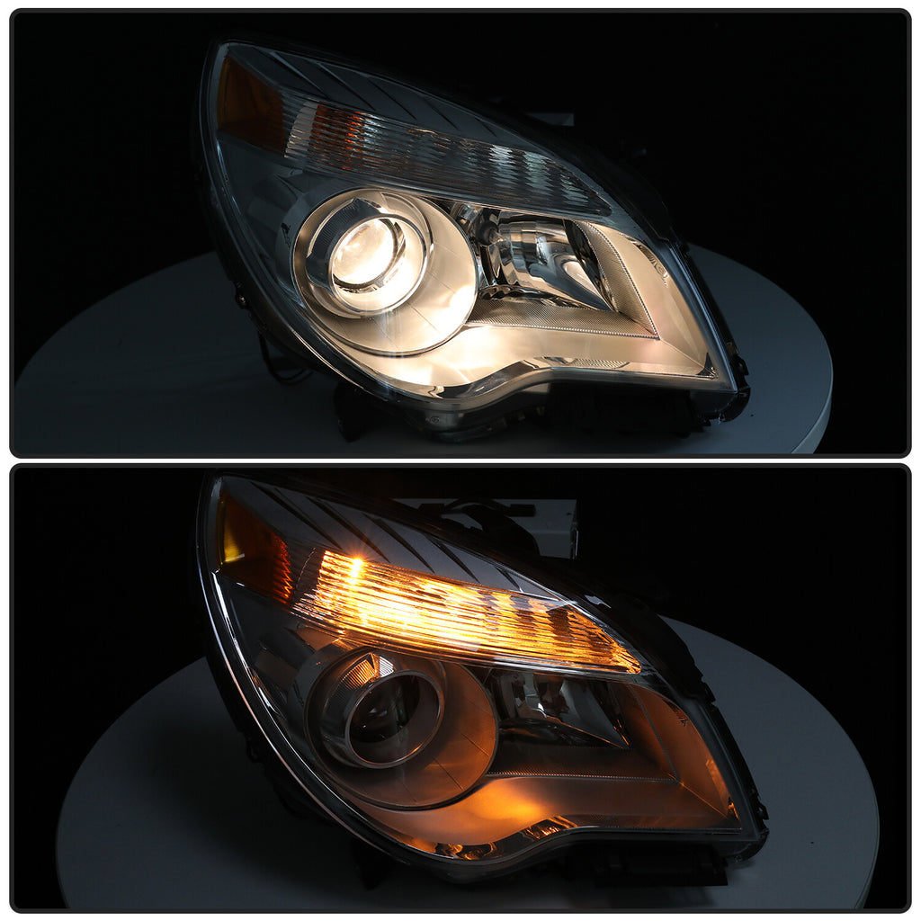 for 2010-2015 Chevy Equinox Projector Halogen Headlight Right Side w/Bulbs