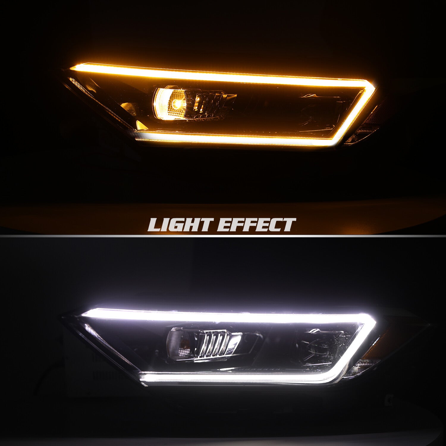 For 2019-2022 Volkswagen Jetta OE Style Projector LED DRL Headlights Lamps LH+RH