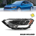 For 2019-2023 Volkswagen Jetta Full LED Headlight Driver Left Side Non-Projector