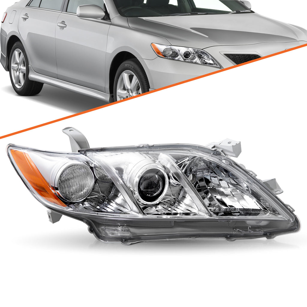 FOR 2007 2008 2009 TOYOTA CAMRY HALOGEN PROJECTOR HEADLIGHT RIGHT/PASSENGER SIDE