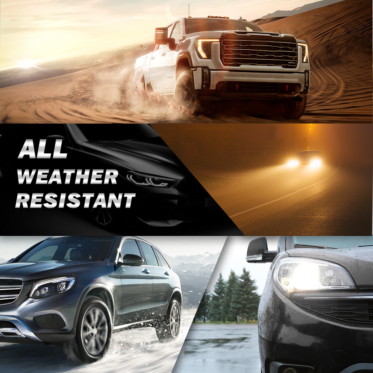 For 2015 2016 2017 Ford F-150 Passenger Right Side Halogen Headlight LampW/Bulbs