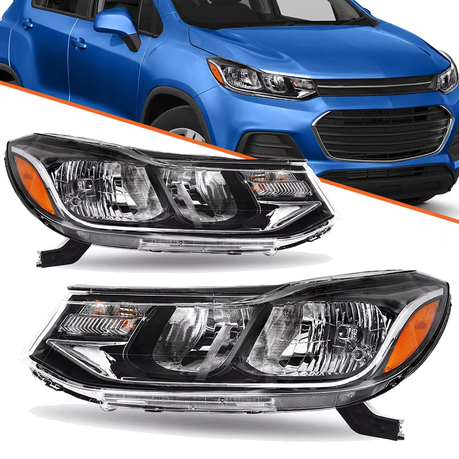 Headlight For 2017-2022 Chevrolet Trax Halogen Factory Assembly Headlamp LS/LT