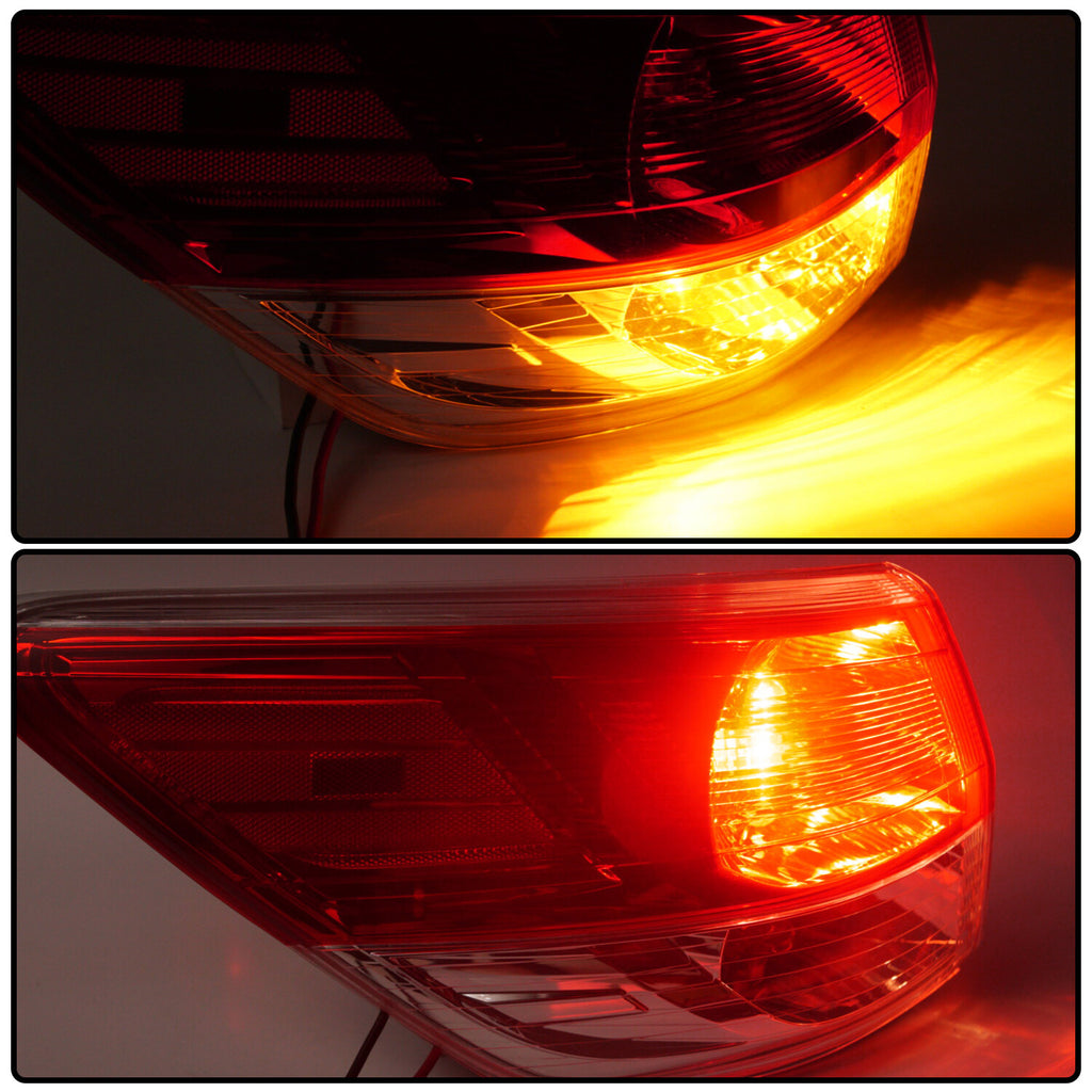 For 2013 2014 2015 2016 Nissan Pathfinder Rear Outer Tail Lights Assembly Pair