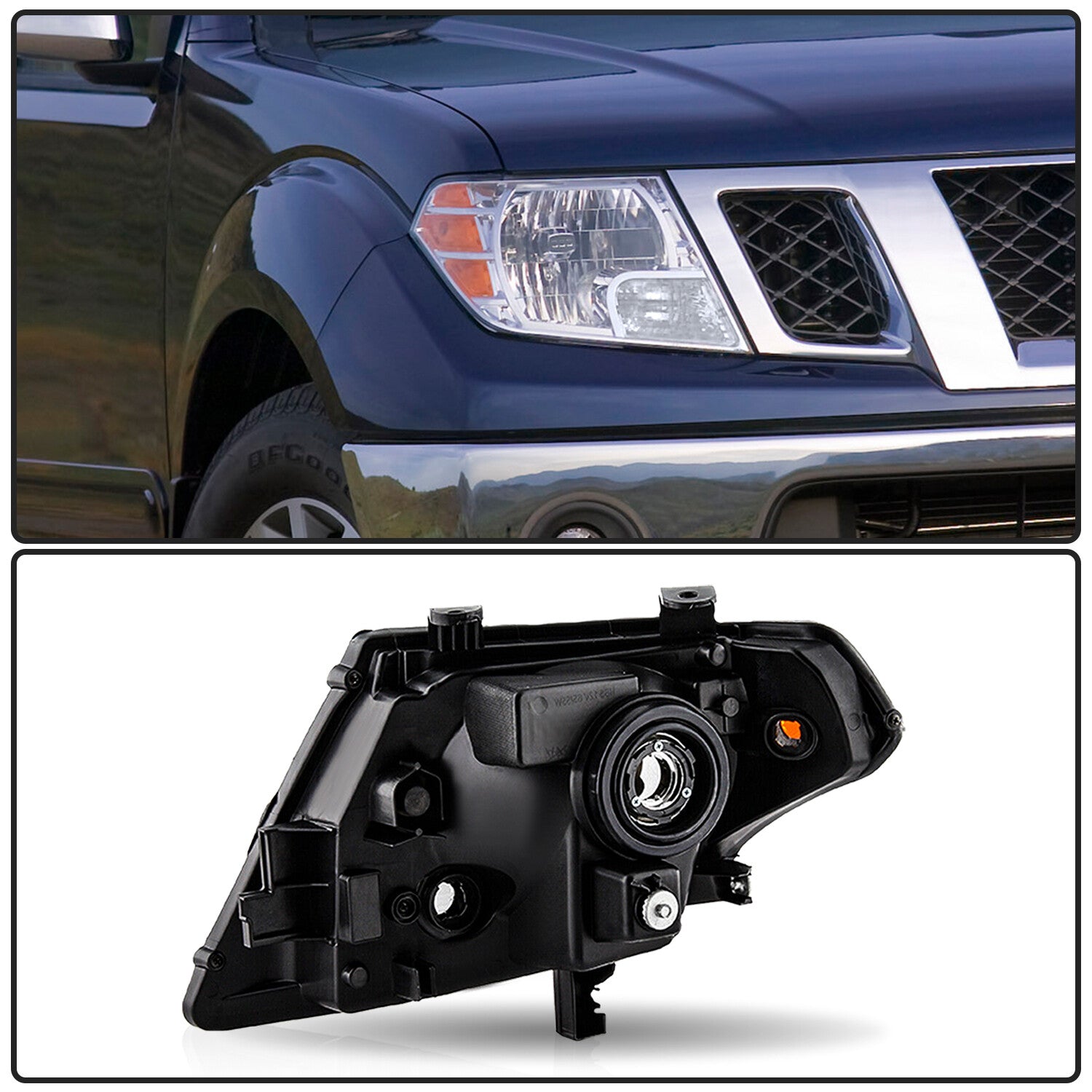 For 2009-2020 2021 Nissan Frontier Truck Right Passenger Side Headlight Headlamp