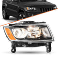 Right Passenger Headlight For Jeep Grand Cherokee 2014-16 Halogen HeadLamp