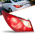Driver Left Tail Light For 2011-2014 Hyundai Sonata Outer Side Mounted Halogen