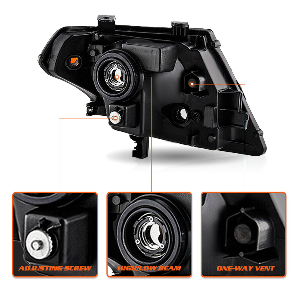 For 2009 2020 2021 Nissan Frontier 4Dr Truck Left Driver Side Headlight Headlamp