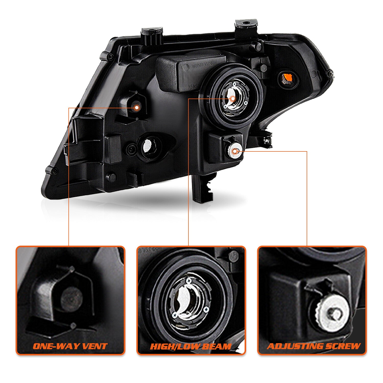 For 2009-2020 2021 Nissan Frontier Truck Right Passenger Side Headlight Headlamp