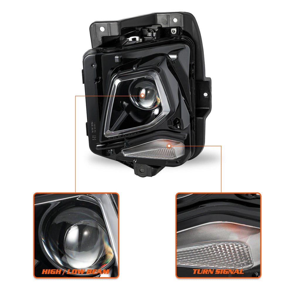 HID/Xenon Headlights Pair for 2019-2021 Chevy Blazer w/ Bulbs Left + Right