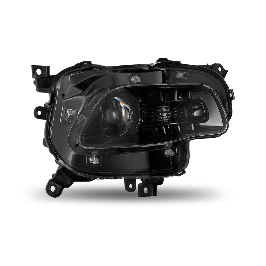 Fits 2014-2018 Jeep Cherokee Headlight Halogen Projector clear black LH+RH Lamp