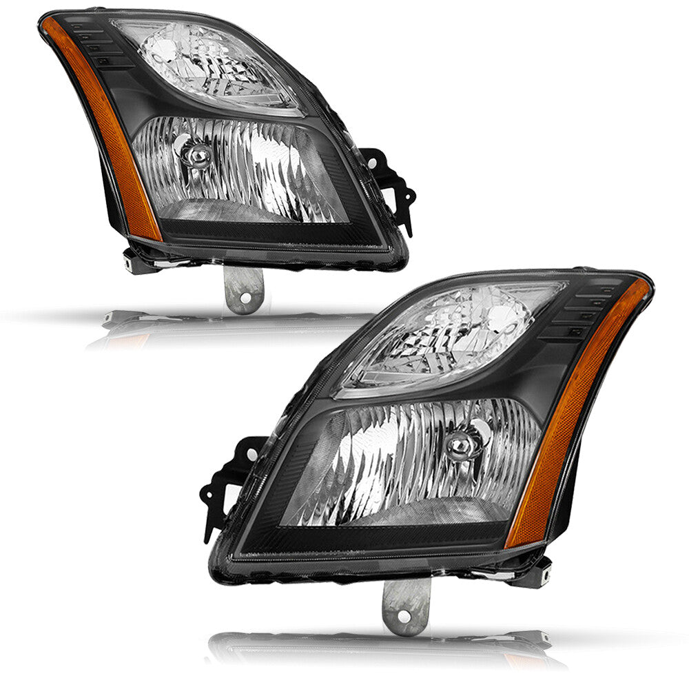 For 2010 2011 2012 Nissan Sentra 2.0L Halogen Headlights Assembly Headlamps Pair