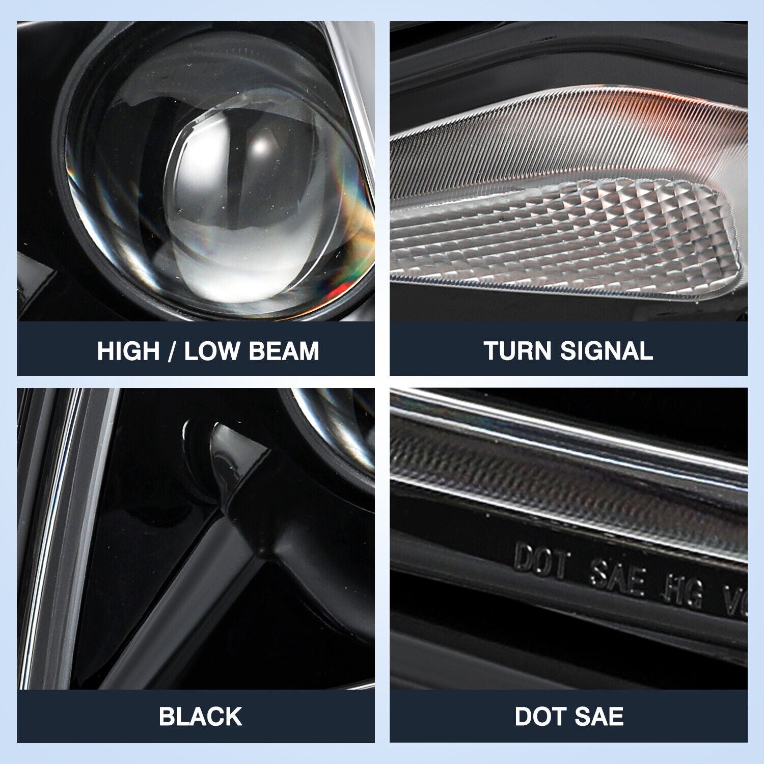 Fit For 2019-2021 Chevy Blazer HID/Xenon Model Projector Headlight Headlamp