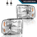 For 2005-2007 Ford F250 F350 F450 F550 Super duty Headlights 05 06 07 W/Bulbs